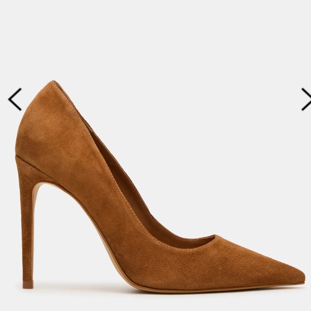 Steve Madden Tan Suede Heels